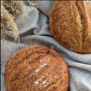 spelt sourdough bread